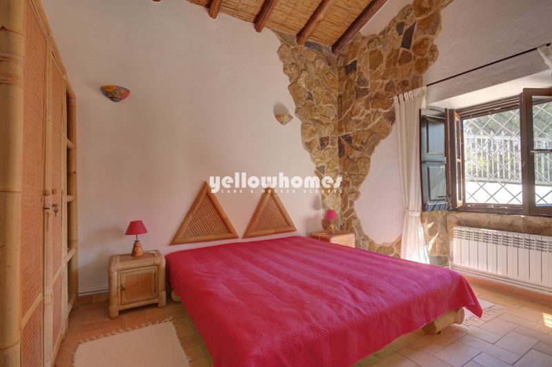 Magnificent 7 bed rustic villa in Loule on impeccably presented garden 